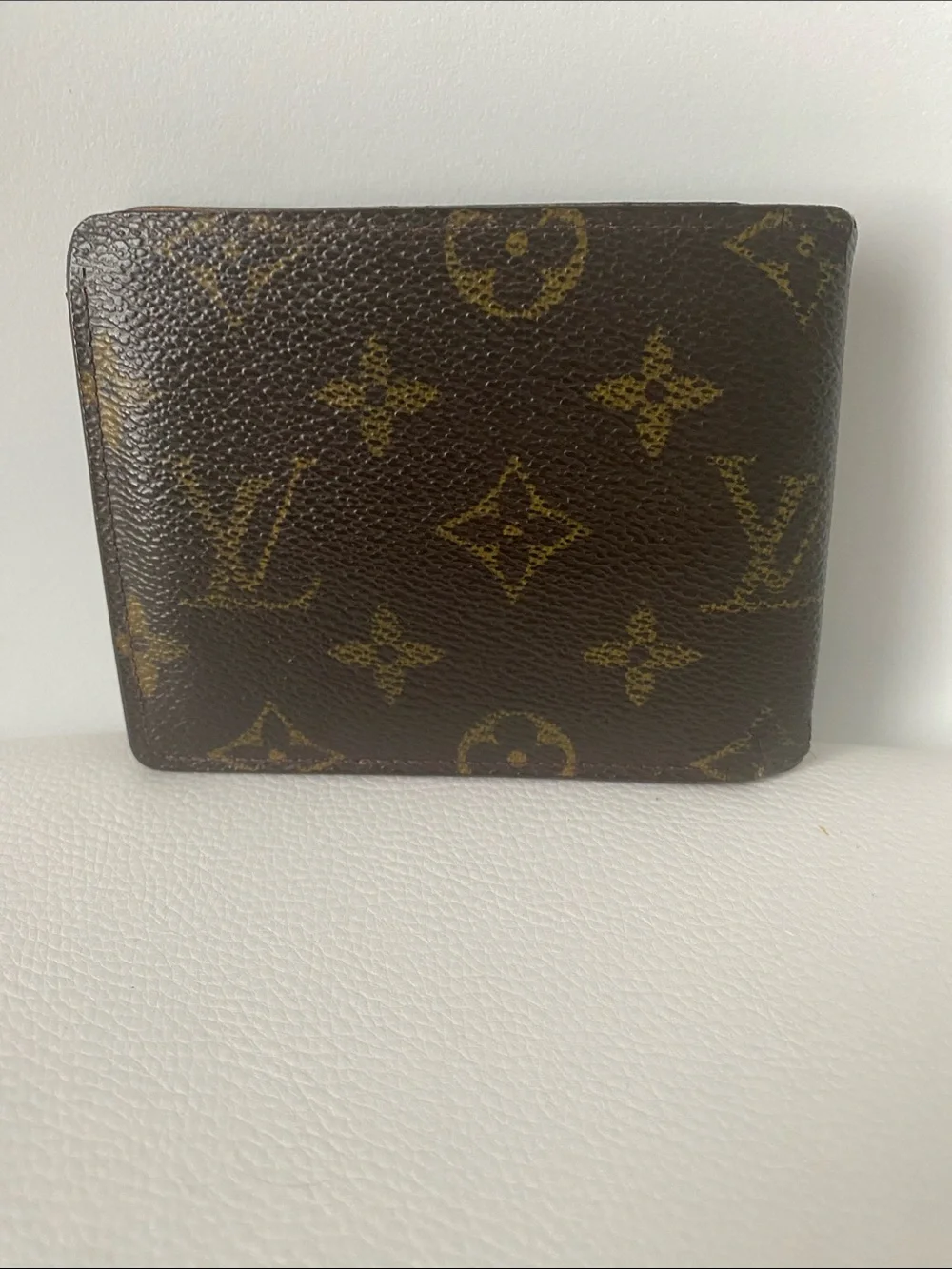 Men’s Or Women’s Louis Vuitton Brown & Gold Monogram Card Holder Wallet